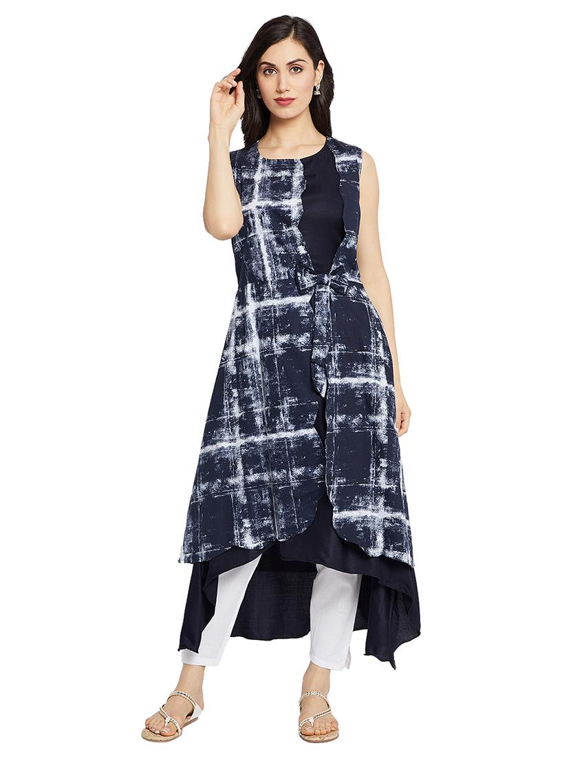 women's asymmetric kurta - 16333772 -  Zoom Image - 0