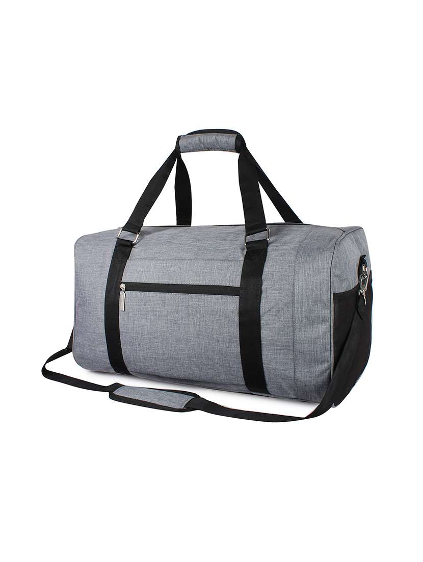 grey polyester dufflebag - 16335436 -  Standard Image - 1