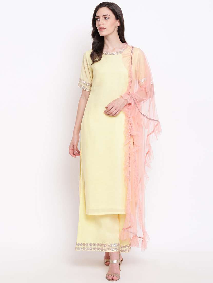 gota patti pastel suit set