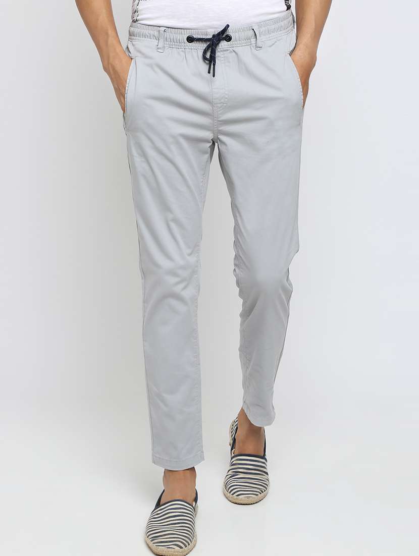 light blue full length track pant