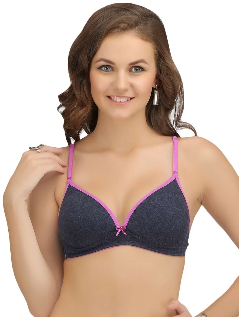 set of 2 bow patch t-shirt bra  - 16337649 -  Standard Image - 1
