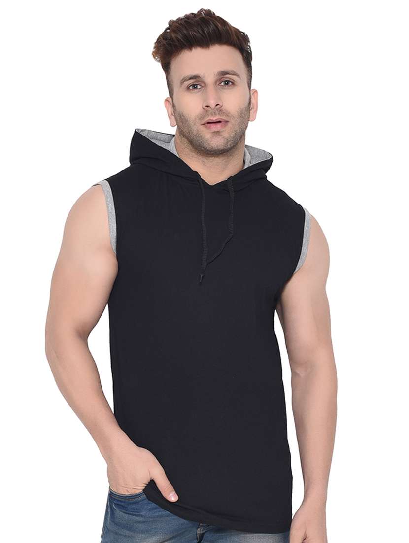 black solid t-shirt - 16341769 -  Zoom Image - 0
