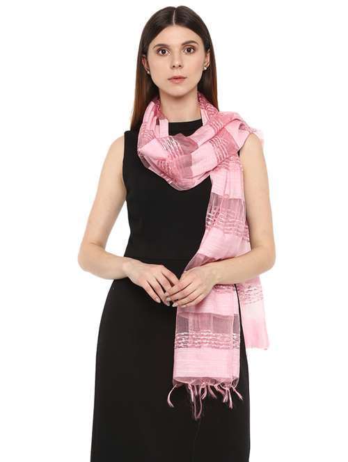 pink viscose stole - 16341846 -  Standard Image - 0