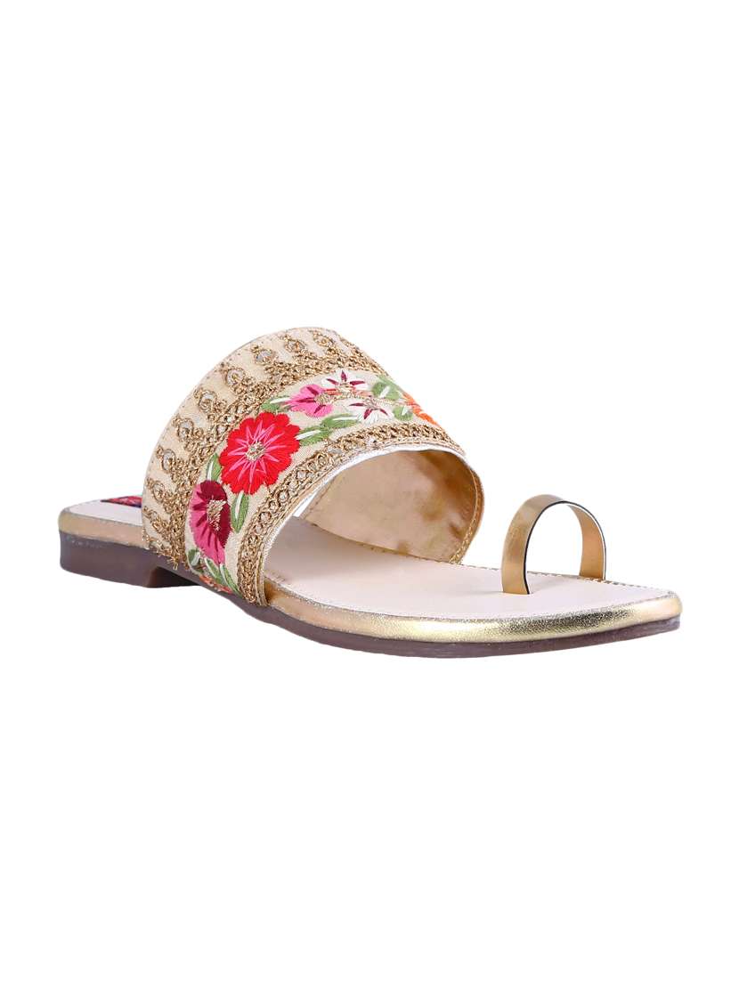white one toe sandals