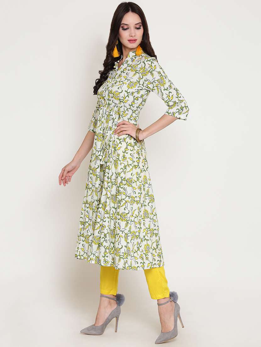 women's flared kurta - 16342756 -  Standard Image - 1