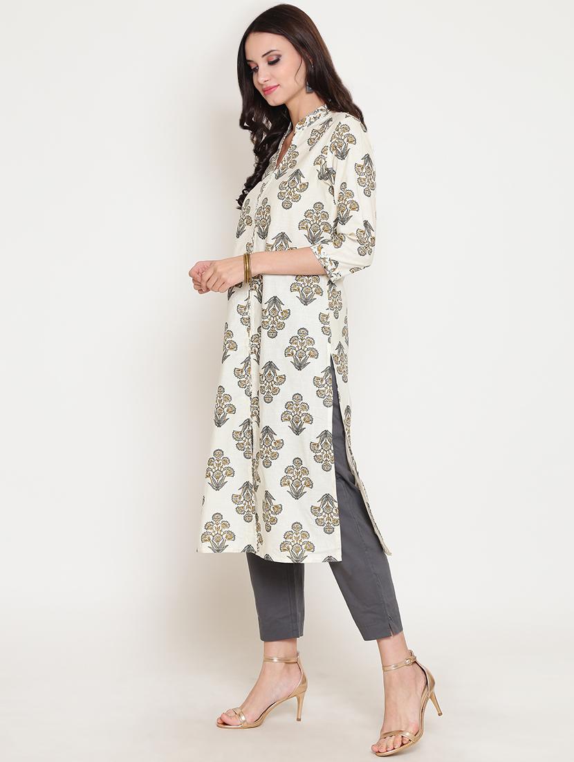 floral kurta palazzo set - 16342769 - Standard Image - 1