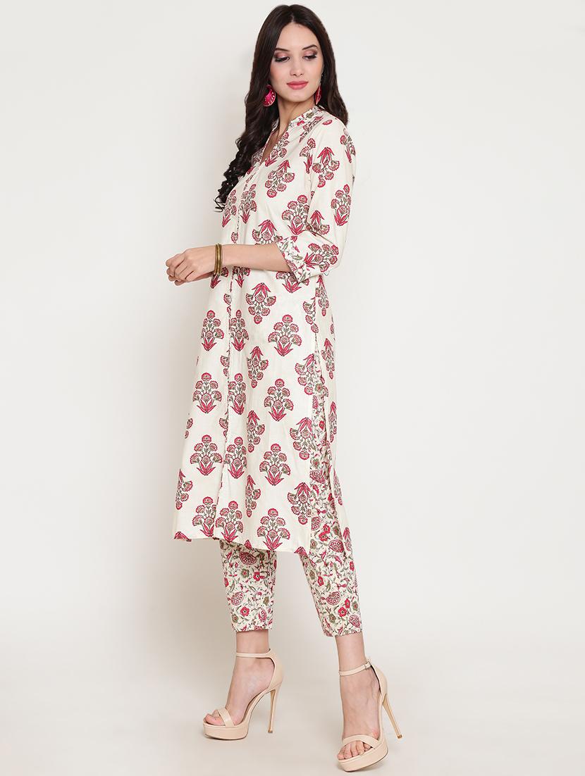 floral kurta palazzo set - 16342771 - Standard Image - 1
