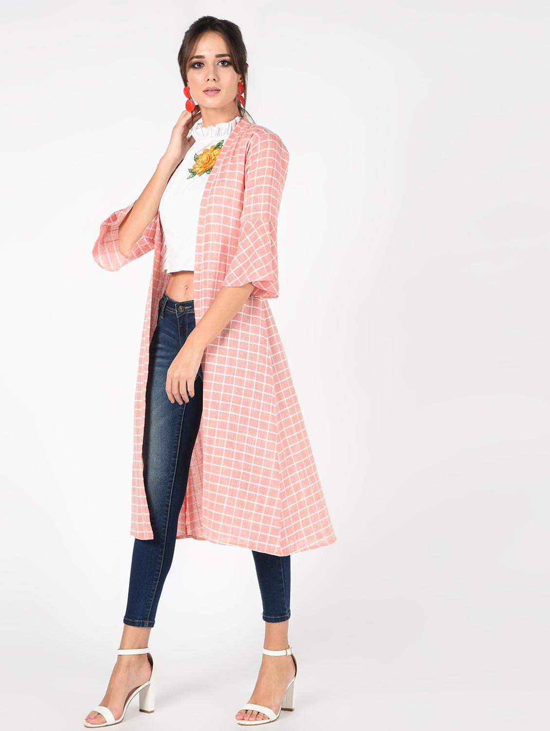 checkered regular shrug - 16343104 - Standard Image - 1