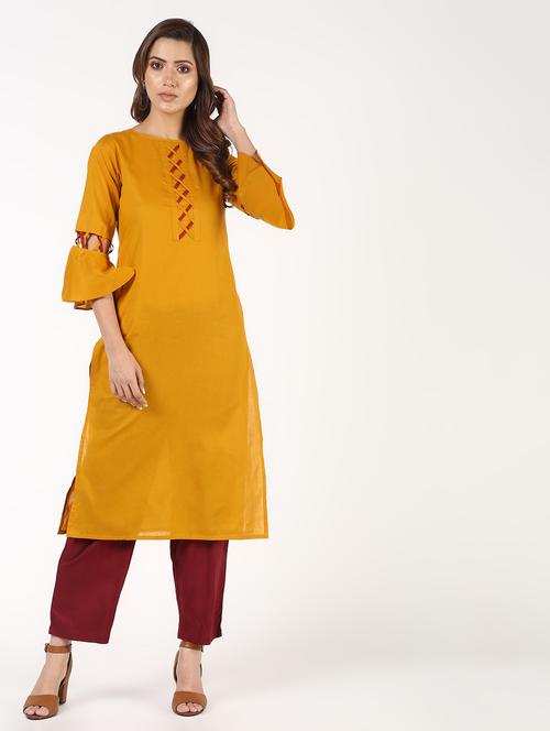 women's straight kurta - 16343578 -  Standard Image - 0