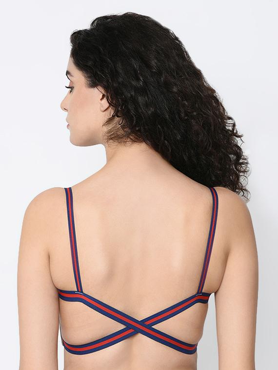 styled back sports bra - 16347000 -  Standard Image - 1