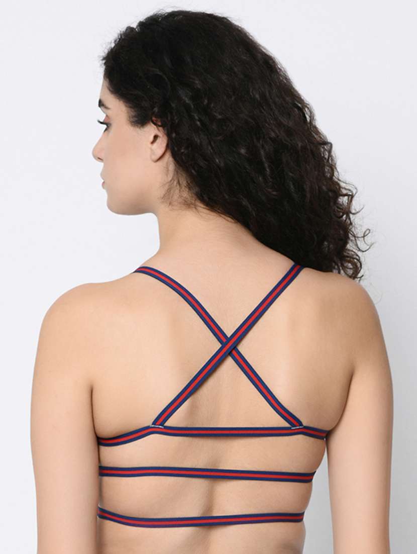 styled back sports bra - 16347007 - Standard Image - 1