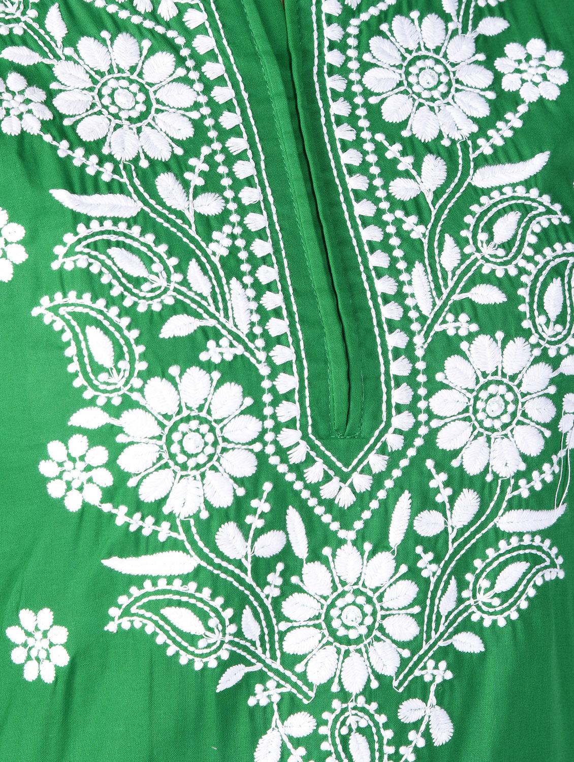 chikankari straight kurta - 16347066 - Standard Image - 4