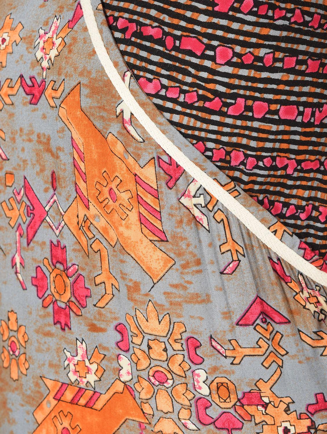 printed angrakha kurta pant set - 16348797 - Standard Image - 4