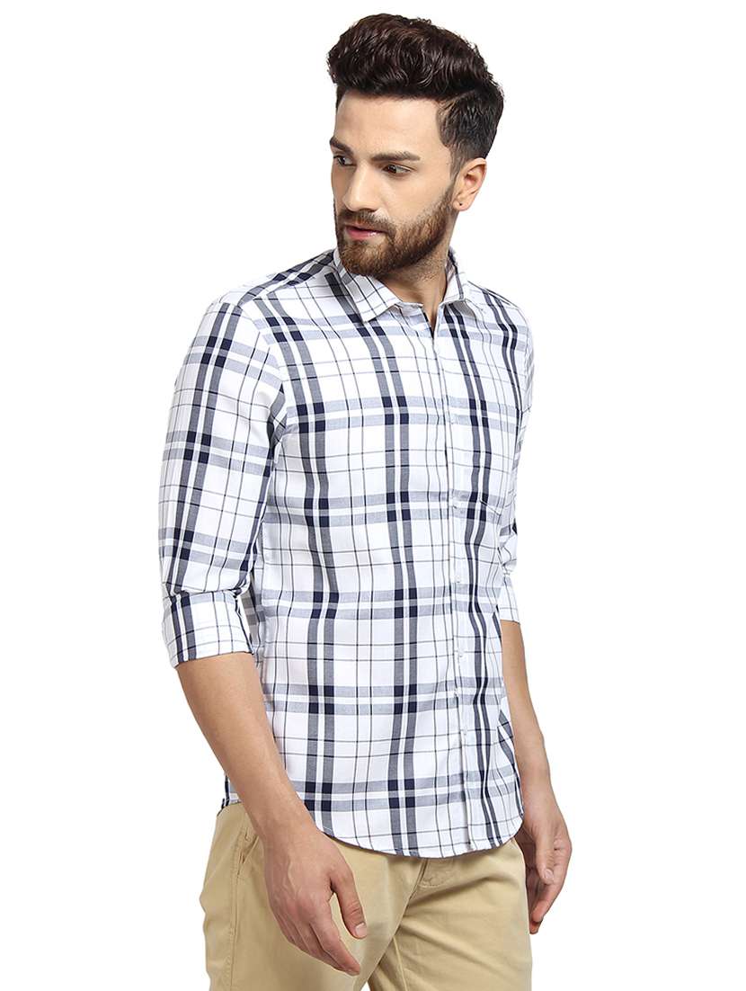 mens checks casual shirt - 16351768 -  Standard Image - 1