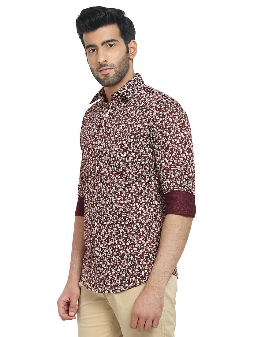 mens florals casual shirt - 16351796 - Standard Image - 1