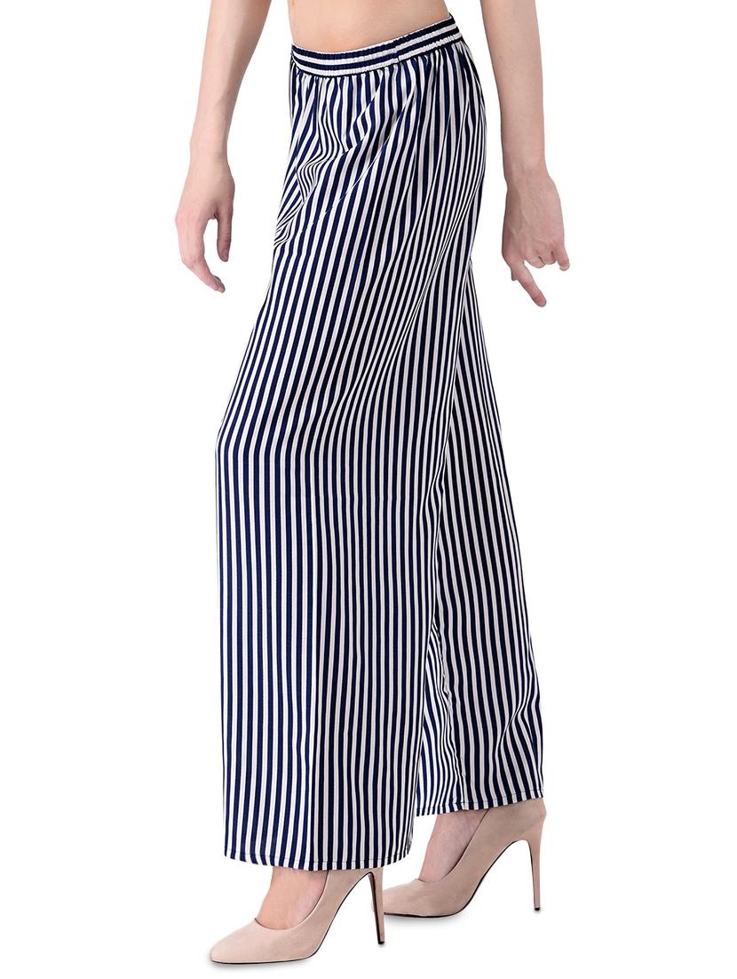 striped straight palazzo - 16352650 - Standard Image - 1