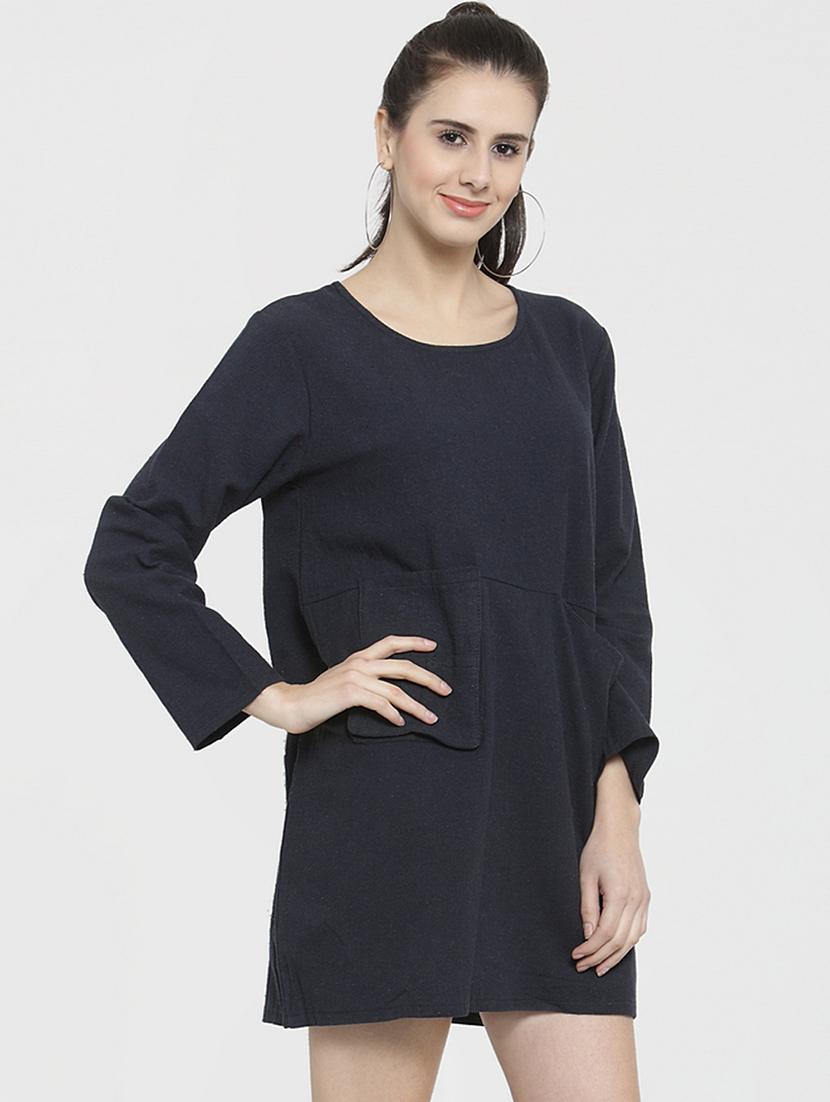 pocket detail shift dress - 16356979 - Standard Image - 1