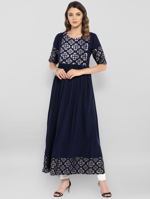 women's flared kurta - 16357239 -  Standard Image - 0