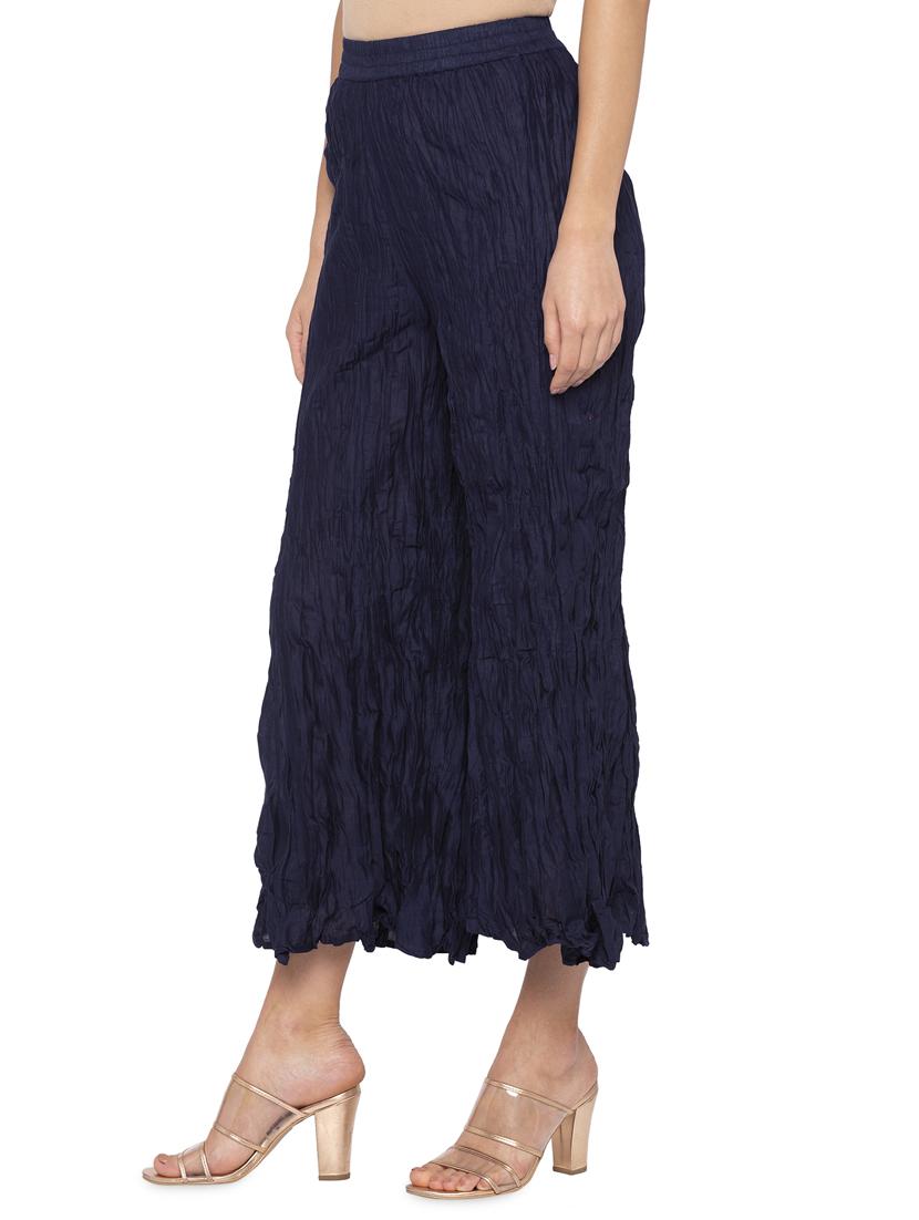 high rise crushed trouser - 16360330 - Standard Image - 1