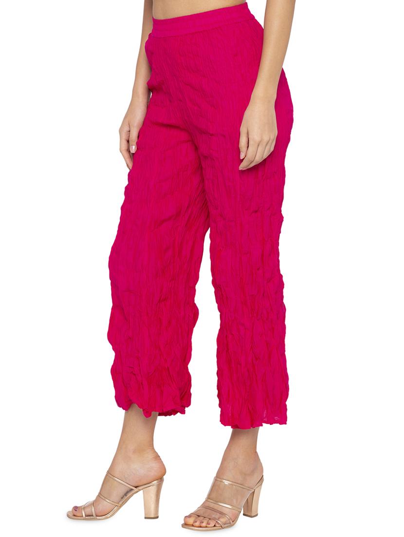 women solid bootcut trouser  - 16360331 -  Standard Image - 1