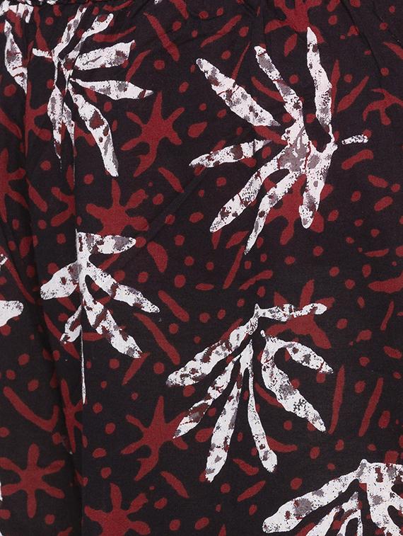 printed flared palazzo - 16360343 - Standard Image - 4