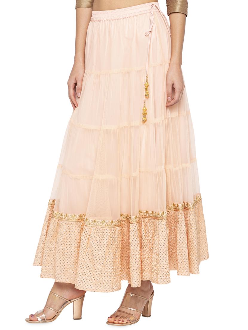 tiered flared skirt - 16360683 -  Standard Image - 1
