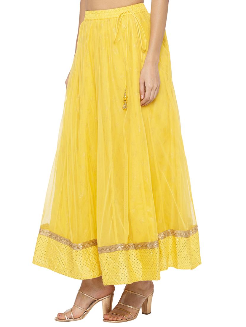 printed flared skirt - 16360684 - Standard Image - 1