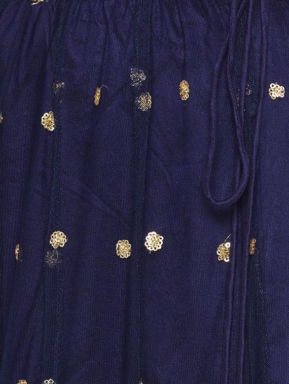 embroidered flared skirt - 16360688 - Standard Image - 4