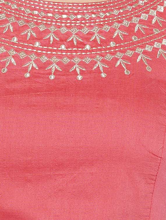 embroidered straight blouse - 16360813 - Standard Image - 4