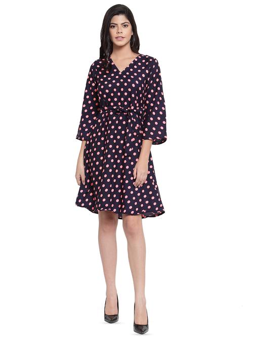 women's polka dots dress - 16361681 - Standard Image - 0