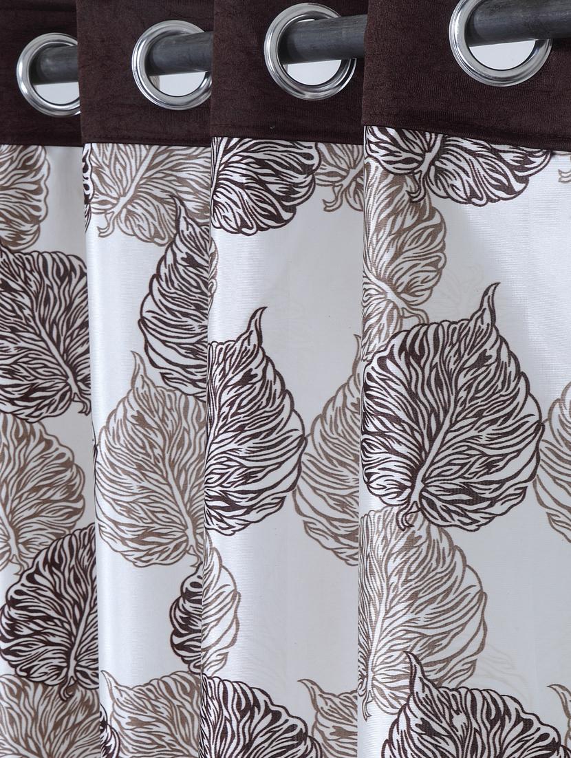 polyester printed long door curtains - 16363845 - Standard Image - 1