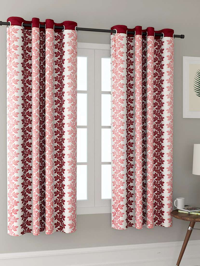 polyester printed window curtains
