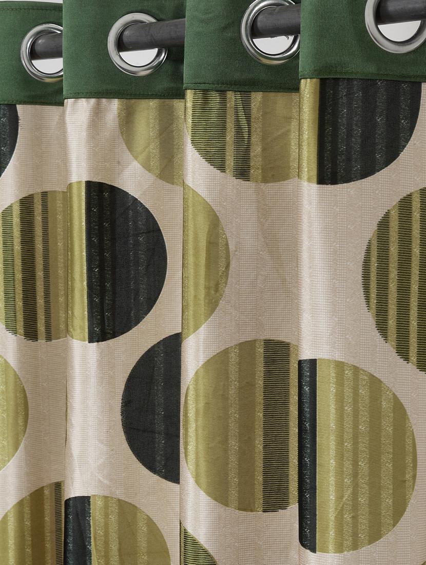polyester printed long door curtains - 16363881 - Standard Image - 1
