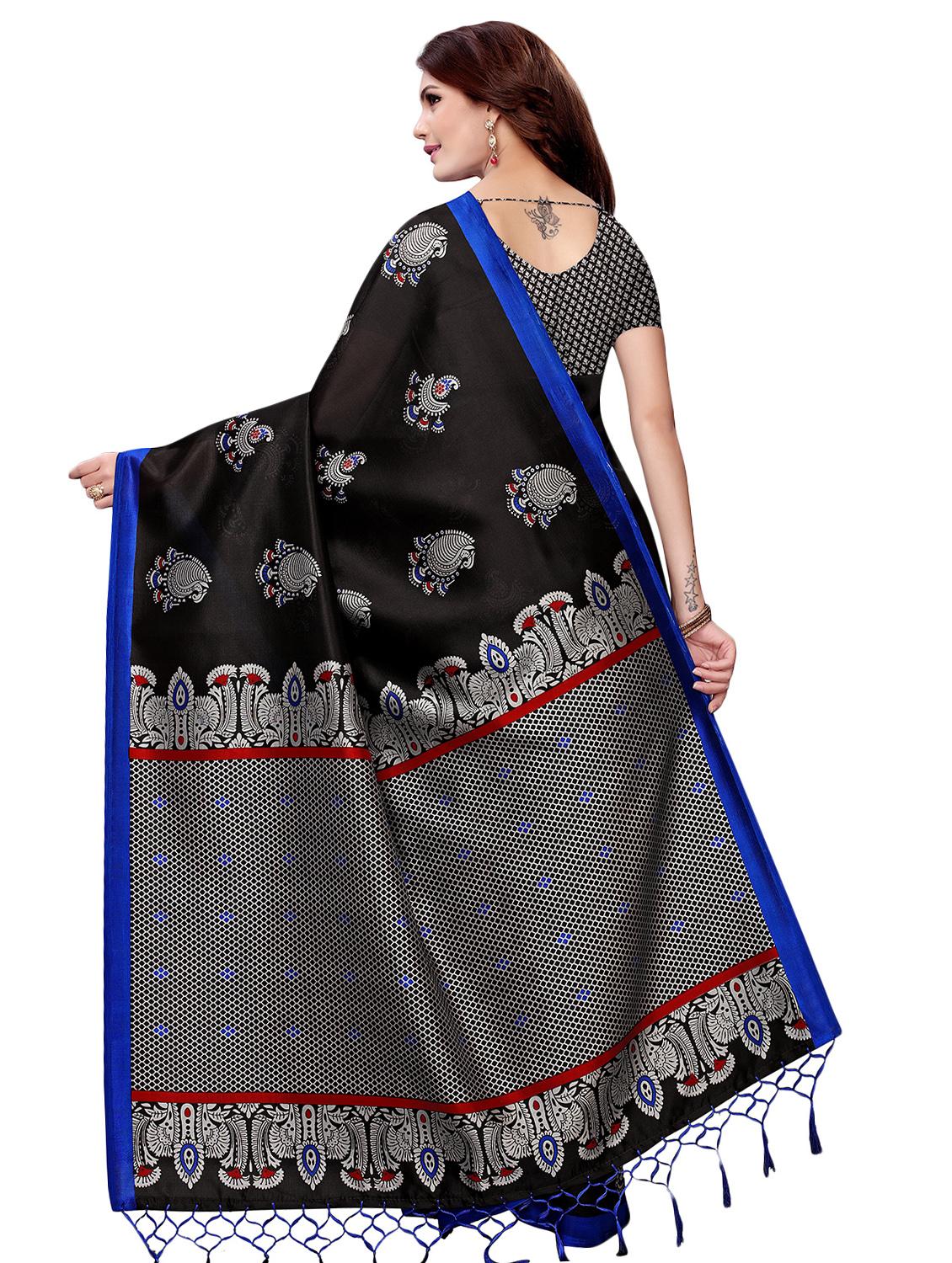conversational printed mysore silk saree with blouse - 16365987 -  Standard Image - 1