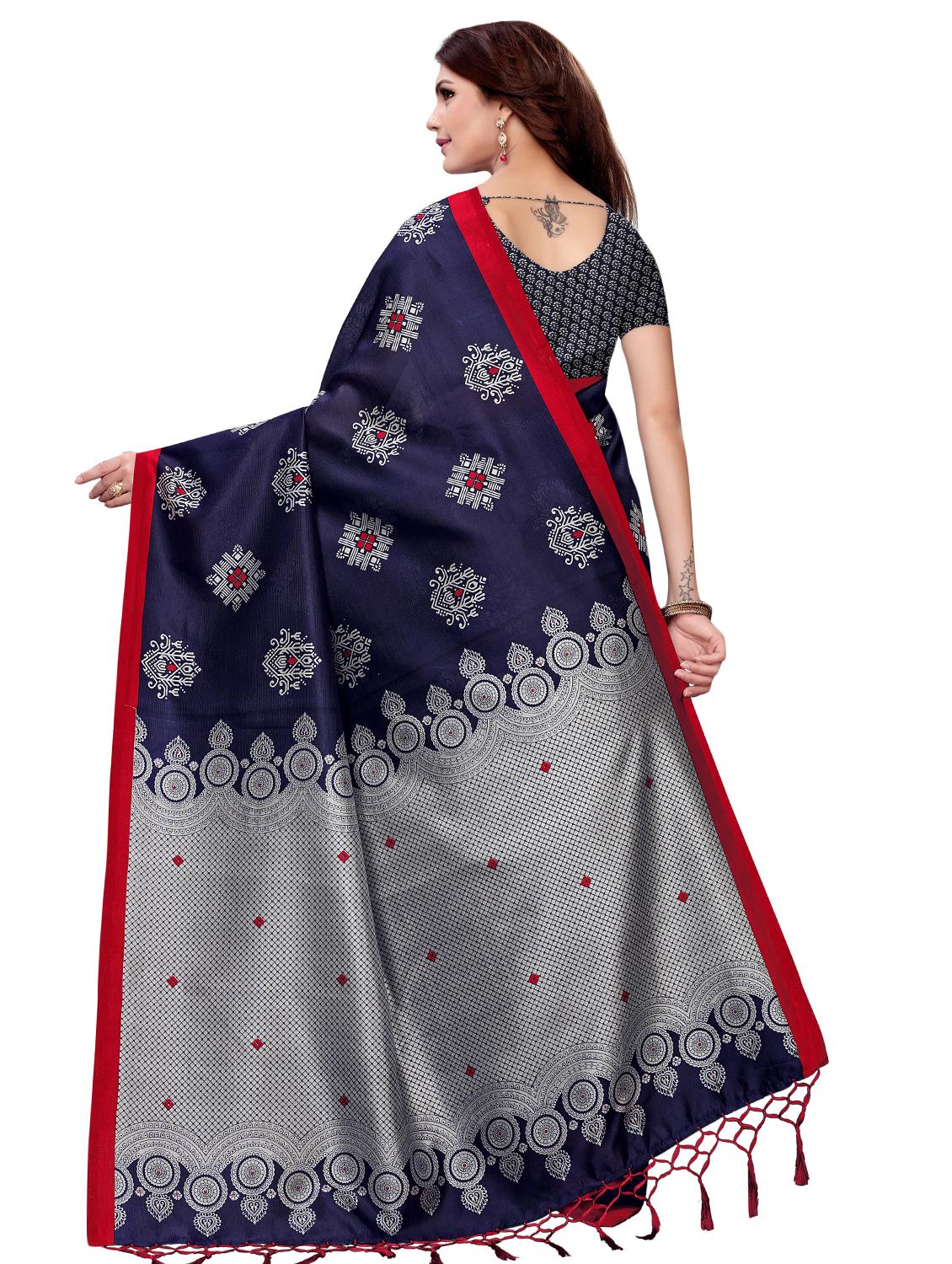 conversational printed mysore silk saree with blouse - 16366002 -  Standard Image - 1