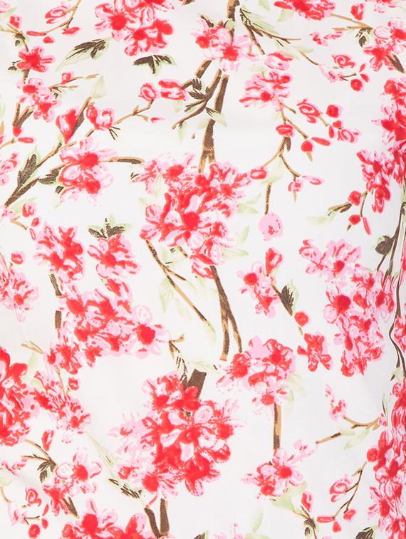 boat neck floral top - 16368030 - Standard Image - 4
