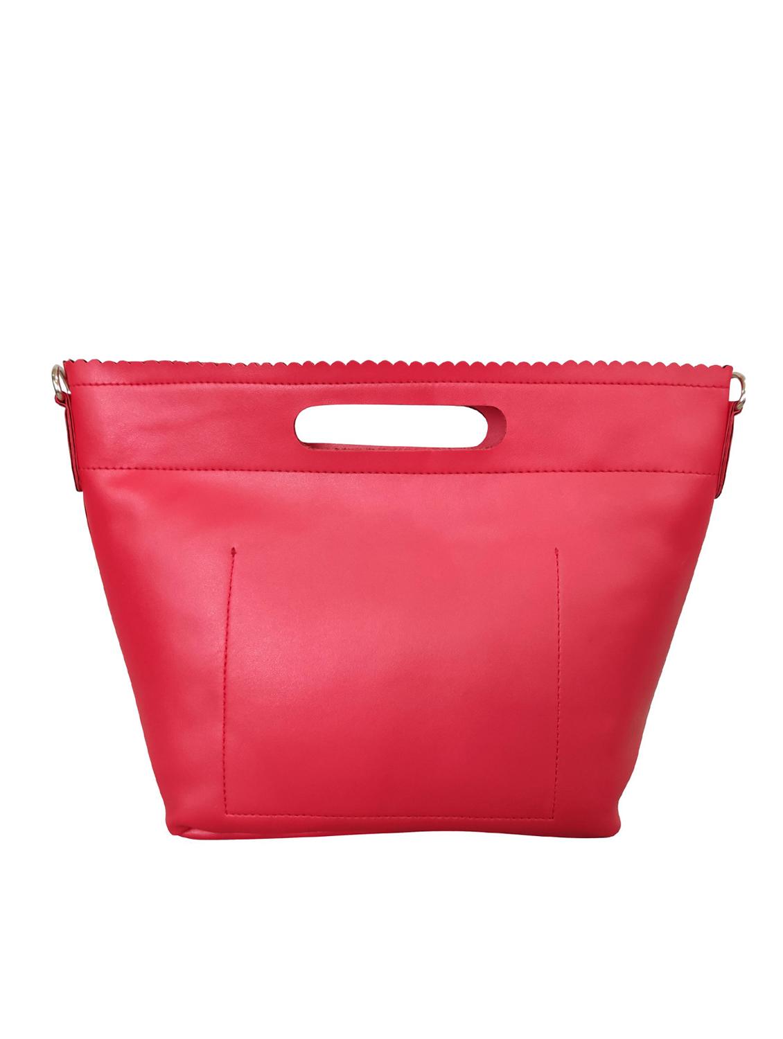red leatherette (pu) sling bag - 16370297 - Standard Image - 1