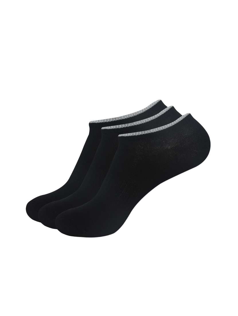 men pack of 3 solid ankle length sock