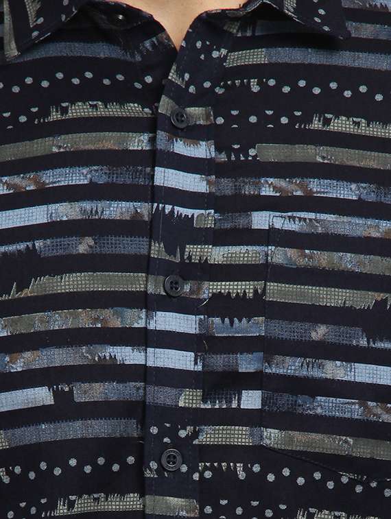 mens stripes casual shirt - 16379133 -  Standard Image - 4