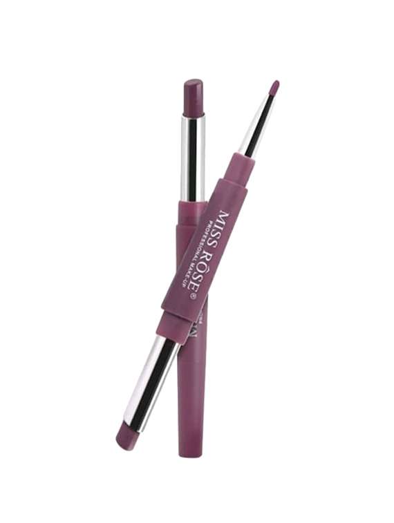 miss rose  2 in 1 long stay long lasting  matte lipstick & lipliner