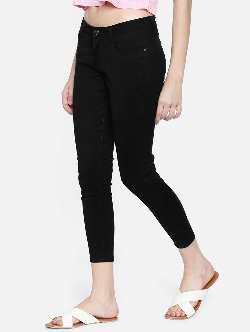 mid rise slim fit cropped jeans - 16383766 -  Standard Image - 1