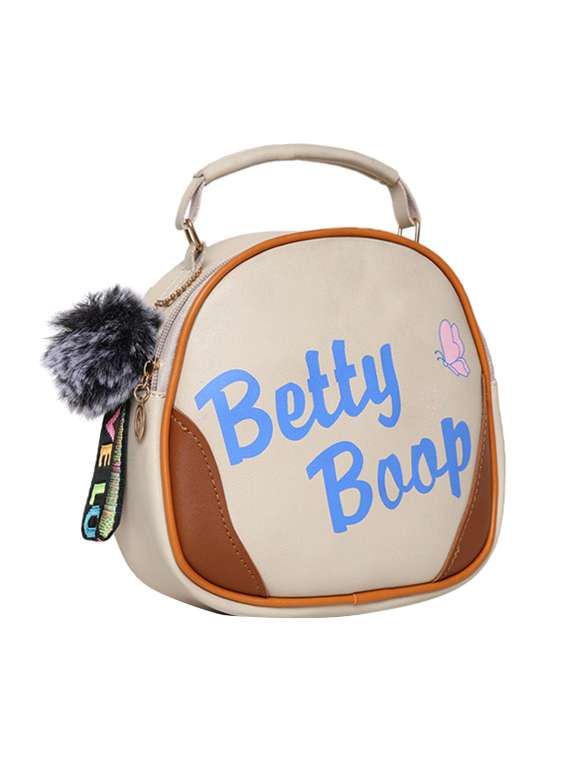 beige leatherette (pu) sling bag - 16386704 -  Standard Image - 4