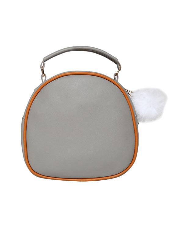 grey leatherette (pu) sling bag - 16386711 - Standard Image - 1