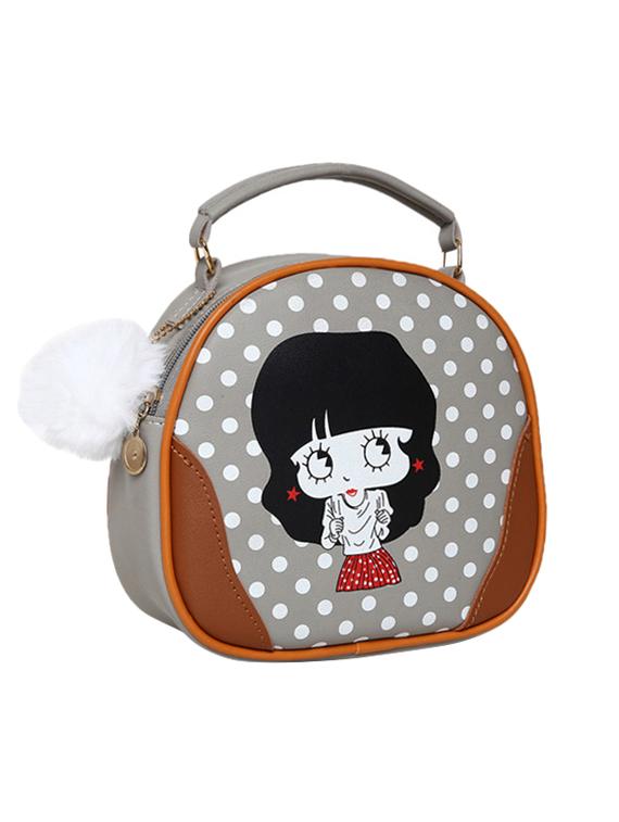 grey leatherette (pu) sling bag - 16386711 - Standard Image - 4