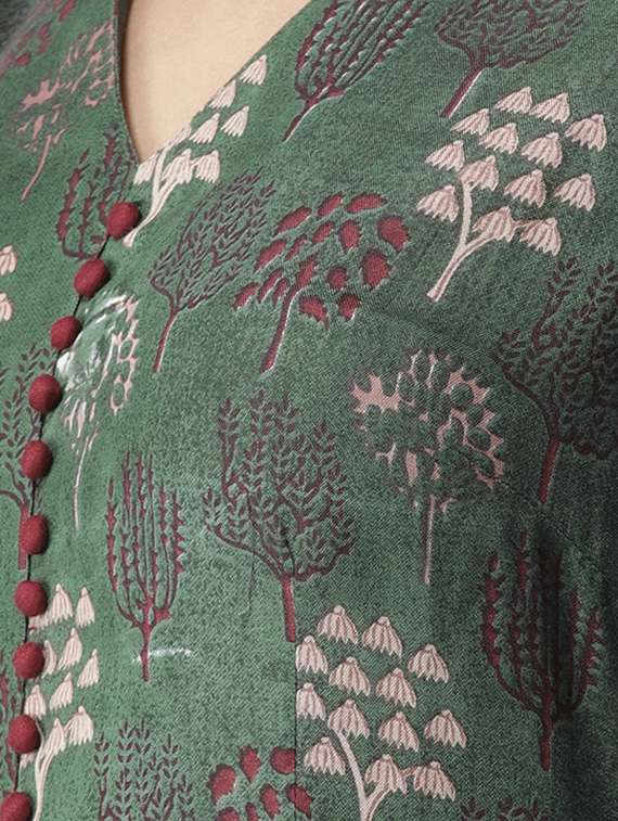 women's flared kurta - 16386768 -  Standard Image - 4