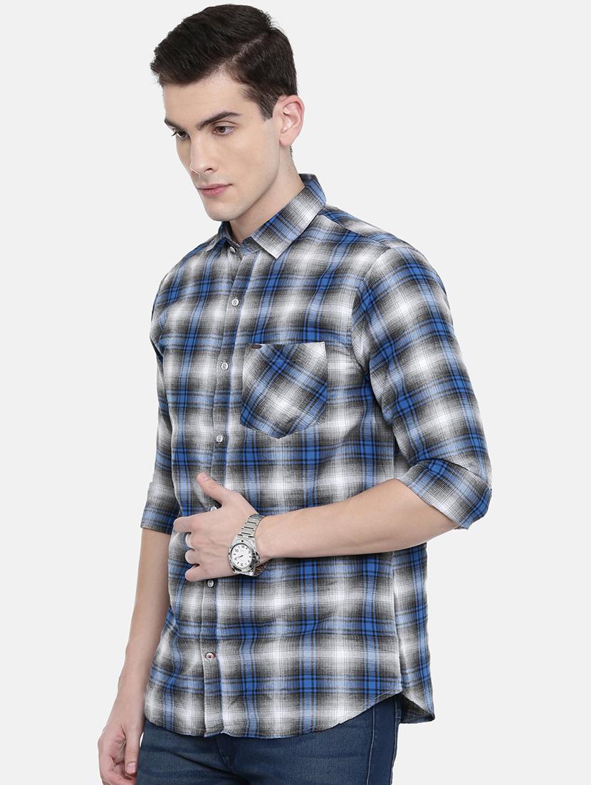 multi colored checkered casual shirt - 16387650 - Standard Image - 1