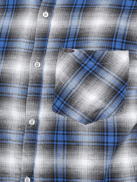 multi colored checkered casual shirt - 16387650 - Standard Image - 4