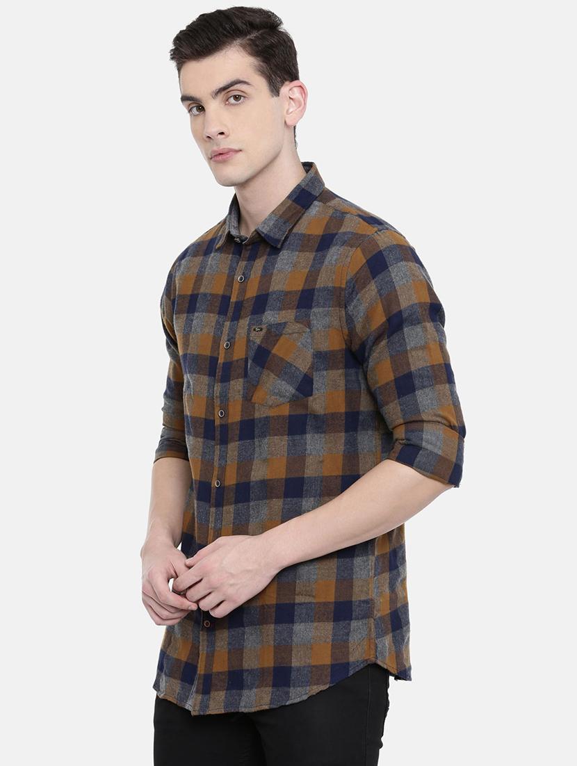 multi colored checkered casual shirt - 16387660 -  Standard Image - 1