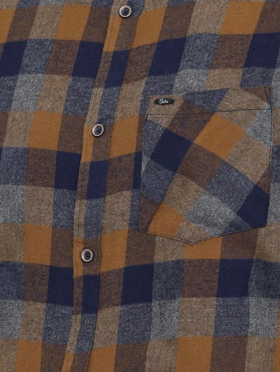 multi colored checkered casual shirt - 16387660 - Standard Image - 4