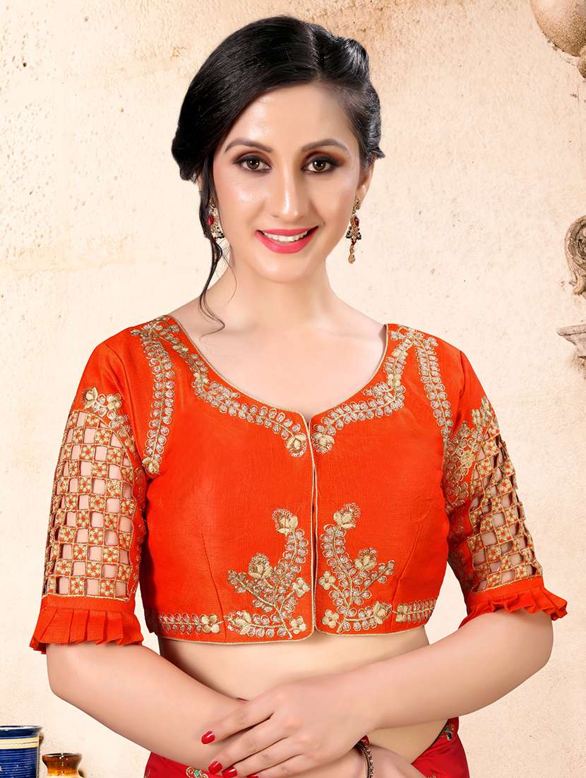 gold embroidered blouse